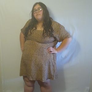 Heartbreaker Cheetah Print Plus Size Dress NWT